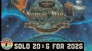 2026 Solo Board Game Challenge | Nemo's War