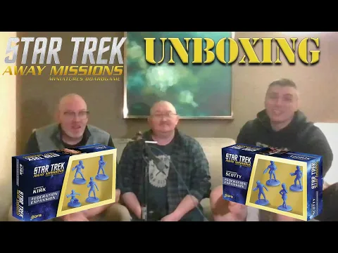 Star Trek Away Missions Scotty and Kirk Unboxing