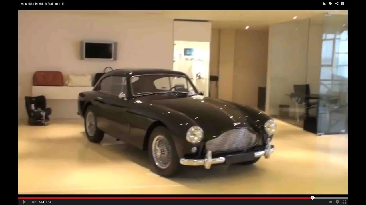 Aston Martin  : petite visite du garage parisien  (part III)