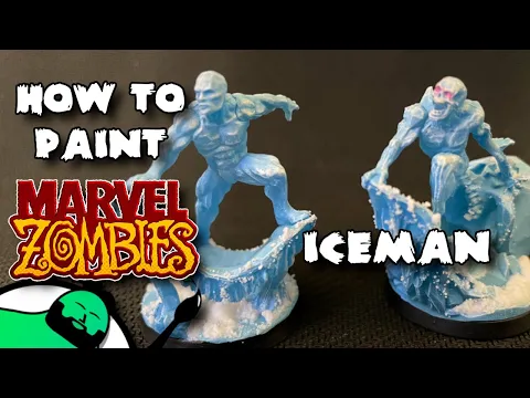 HOW TO PAINT: Marvel Zombies: A Zombicide Game - Iceman