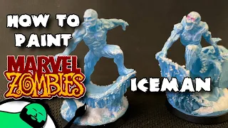 HOW TO PAINT: Marvel Zombies: A Zombicide Game - Iceman
