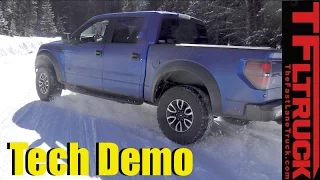 Ford Raptor Traction Control Tech Demo: How Helpful is Traction Control in the Snow?