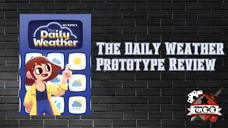 The Daily Weather Prototype Board Game Review | First Impressions & Gameplay