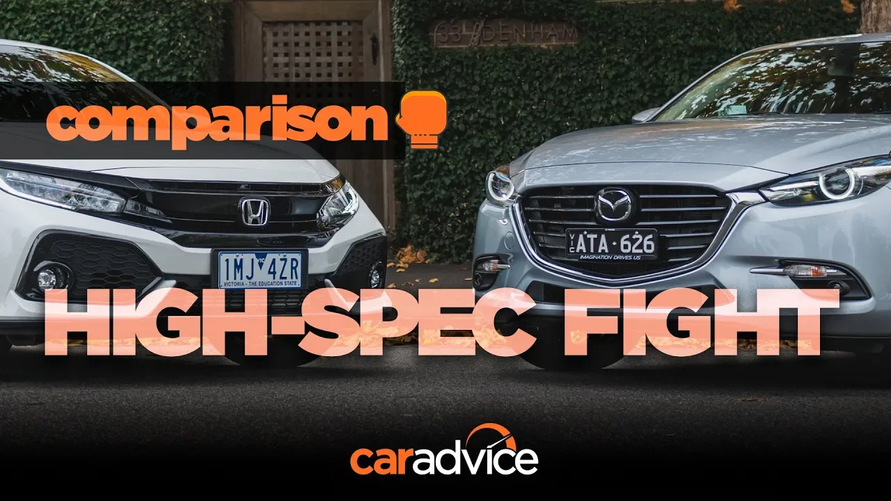 COMPARISON! Honda Civic v Mazda 3