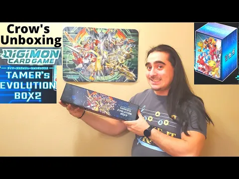Crow's unboxing Digimon card game Tamer's Evolution box 2