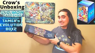 Crow's unboxing Digimon card game Tamer's Evolution box 2