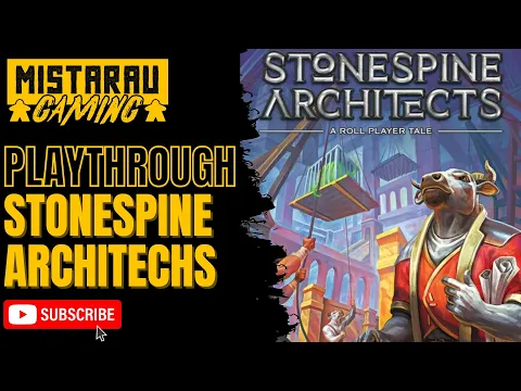 Stonespine Architects | How to Play | Solo Playthrough | Mista Rau Gaming