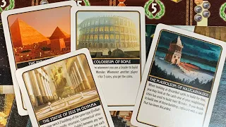 Custom wonder ability cards for 7 Wonders