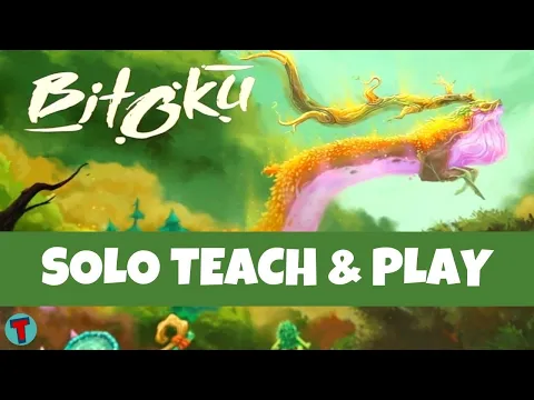 Bitoku Board Game | Solo Tutorial and Playthrough | How to Play Against the Solo Opponent