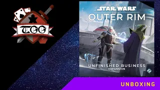 Star Wars Outer Rim Unfinished Business Board Game Unboxing