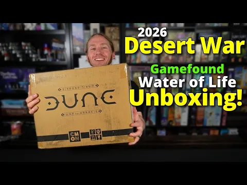 Dune: War for Arrakis - Desert War Gamefound Water of Life Bundle Unboxing