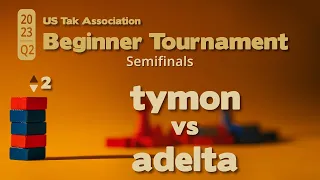 tymon vs adelta- 2023 Q2 Beginner Tak Tournament Semifinals - Game 2 - Live Commentary