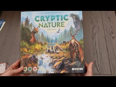 Cryptic Nature Unboxing | All In Pledge Deutsch | Kickstarter