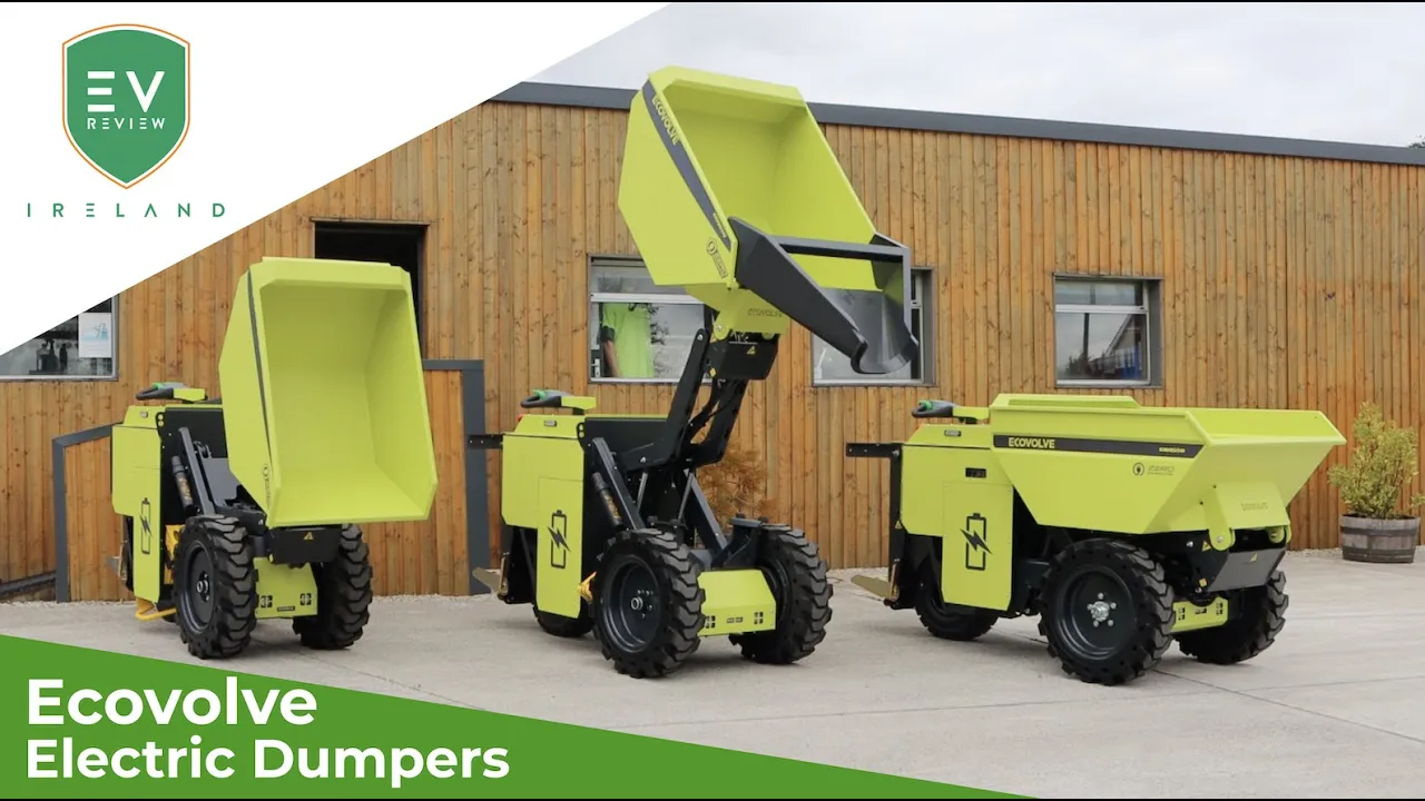 Ecovolve Battery Powered High Tip Electric Dumpers