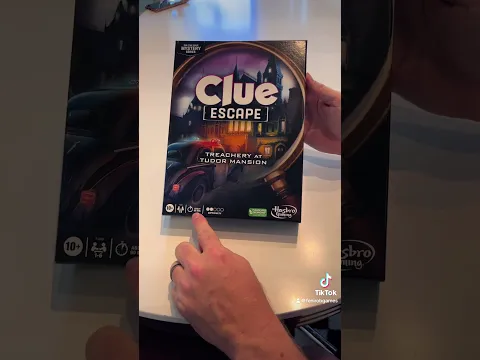 CLUE: Escape - Treachery at Tudor Mansion #clueboardgame #boardgames #unboxingvideo #halloweengames