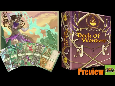 Deck of Wonders Card Game Kickstarter Preview | Solo Legacy Fun