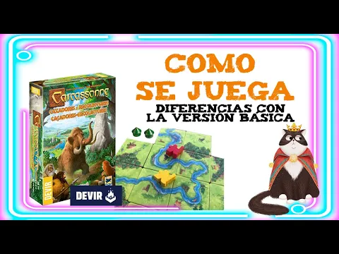 CARCASSONNE🏰⛺ CAZADORES Y RECOLECTORES 🏰⛺ ¿Cómo se juega? * DEVIR *