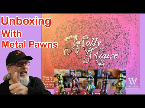 Molly House | Unboxing the Board Game by Jo Kelly & Cole Wehrle | WEHERLEGIG Games