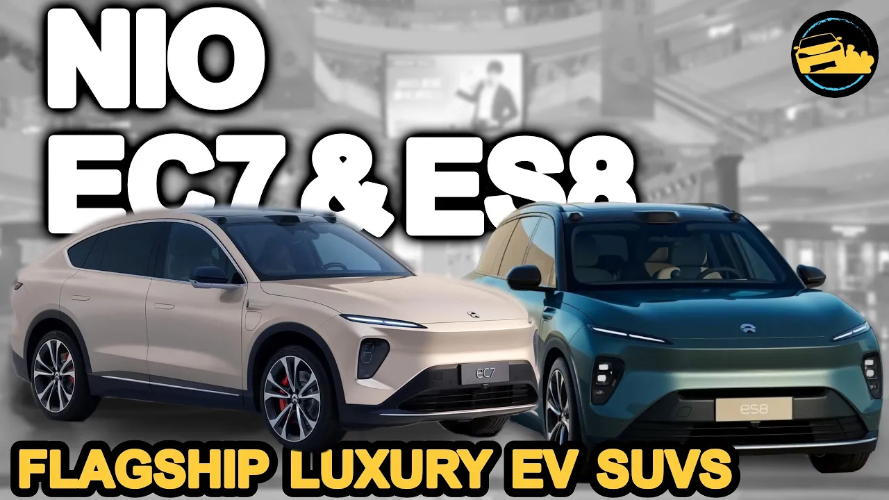 These are $100,000 Chinese Premium EVs! - NIO EC7 & ES8 (First Look)