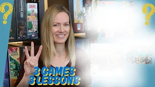 3 GAMES with Complex Lessons | Mechanics Paired Perfectly with Theme & Concepts