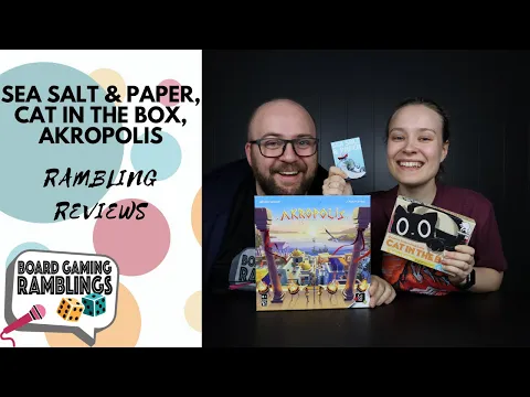 Rambling Reviews: Cat in the Box, Sea Salt and Paper and Akropolis