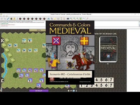 Commands & Colors: Medieval - 002 Catalaunian Fields (Roman Left)