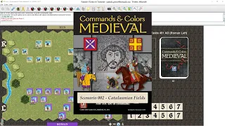 Commands & Colors: Medieval - 002 Catalaunian Fields (Roman Left)