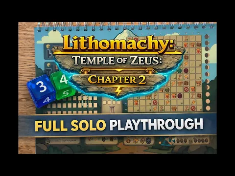 Lithomachy: Temple of Zeus – Chapter 2 | Full Solo Playthrough