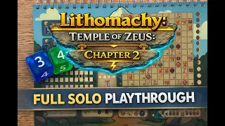 Lithomachy: Temple of Zeus – Chapter 2 | Full Solo Playthrough