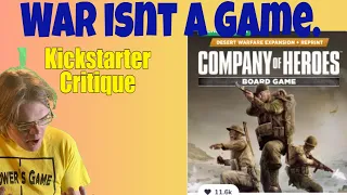 Company of Heroes - Desert Warfare Expansion + Reprint - (C+) - Kickstarter Critique Review
