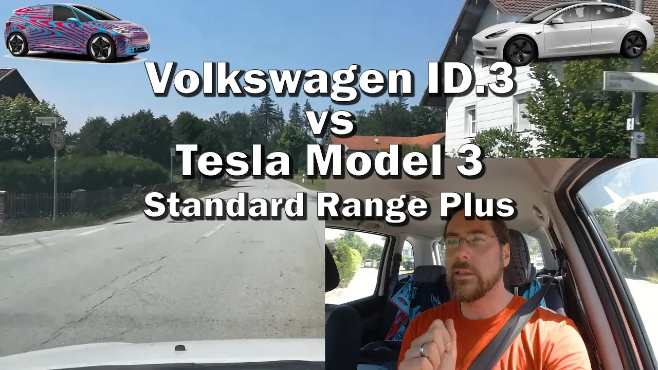 Volkswagen Id.3 vs Tesla Model 3 SRP RWD