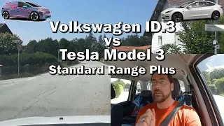 Volkswagen Id.3 vs Tesla Model 3 SRP RWD