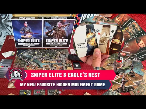Sniper Elite - my new favorite hidden movement board game (4K / 60 FPS)