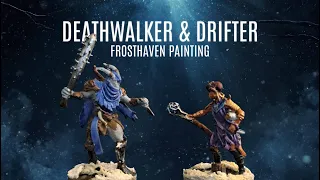 Frosthaven Painting #1 – Deathwalker & Drifter Come to Life! Painting with Lotus-Mildy Cat