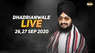 26 Sept 2020 Live Diwan Dhadrianwale from Gurdwara Parmeshar Dwar Sahib