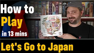 How to play Let's Go to Japan + Visuals - Peaky Boardgamer