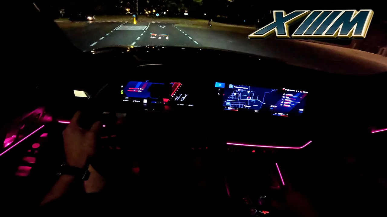 BMW XM Night Drive