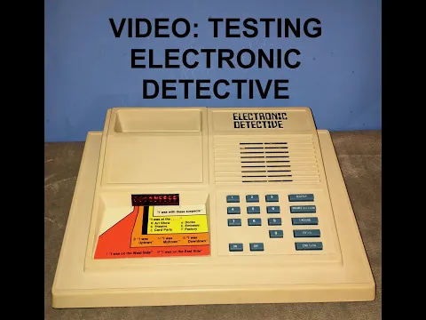 Electronic Detective Demo