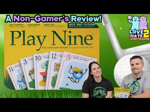 Play Nine - A Non-Gamer's Review! #boardgames #boardgamerevie