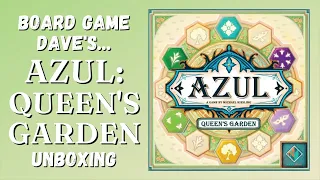 BoardGameDave's Azul: Queen's Garden - Unboxing (4K)