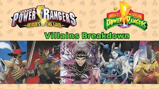 Mighty Morphin Core Box – Power Rangers: Heroes of the Grid Villains Breakdown