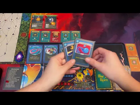 Slay the Spire: The Board Game - Ascension 10 Defect Solo Playthrough (Act 2)
