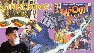 Kapow! | A Comic Book Inspired Buildable Dice Game | Wise Wizard Games | Unboxing