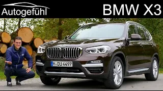 BMW X3 FULL REVIEW 2019 G01 30i - Autogefühl