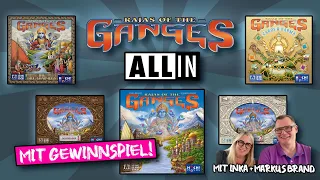 ALL IN: ?‍♂️ RAJAS OF THE GANGES - Inka und Markus Brand - Huch - Brettspiel Überblick