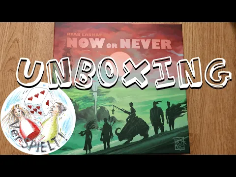 Now or Never Unboxing, Red Raven Games, Ryan Laukat, Tolle Illustrationen und fantastische Welten