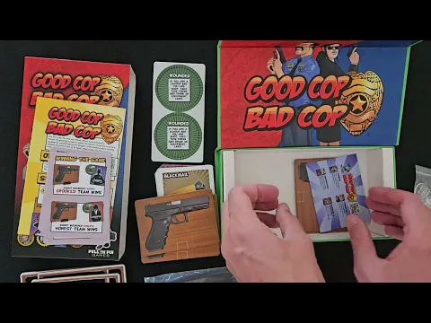 Good Cop Bad Cop 4th ed Party social deduction game AmassGames #4k #unboxing #unboxings #trailer