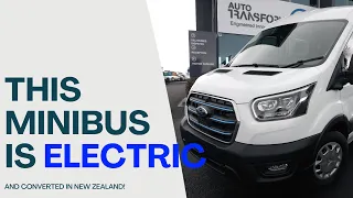 All on the electric Transit bus - Electric van to bus conversion