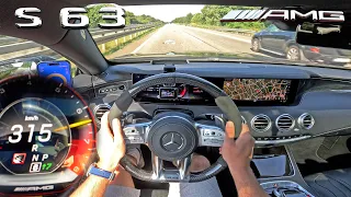 Mercedes AMG S63 Coupe FIGHTING through TRAFFIC for TOP SPEED