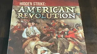 Hidden Strike: American Revolution (Worthington) - Unboxing